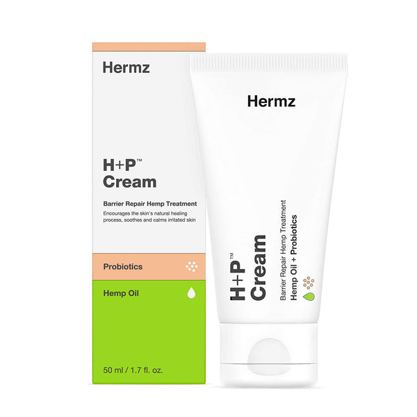 Hermz H+P Healing Probiotic Body Cream - Relief from Itching, Dryness, Redness, Scaling and Sensitive Skin Irritations